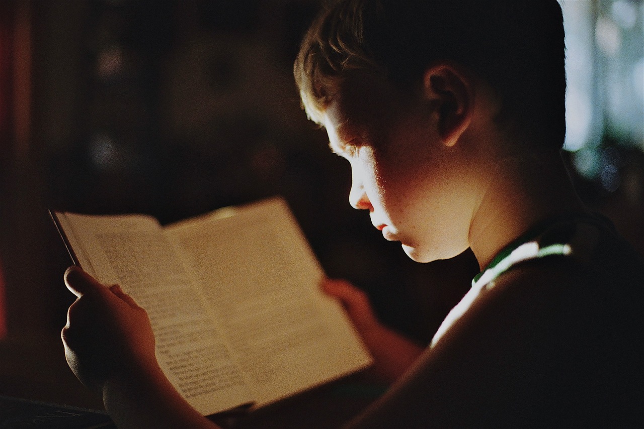 Boy Reading Book